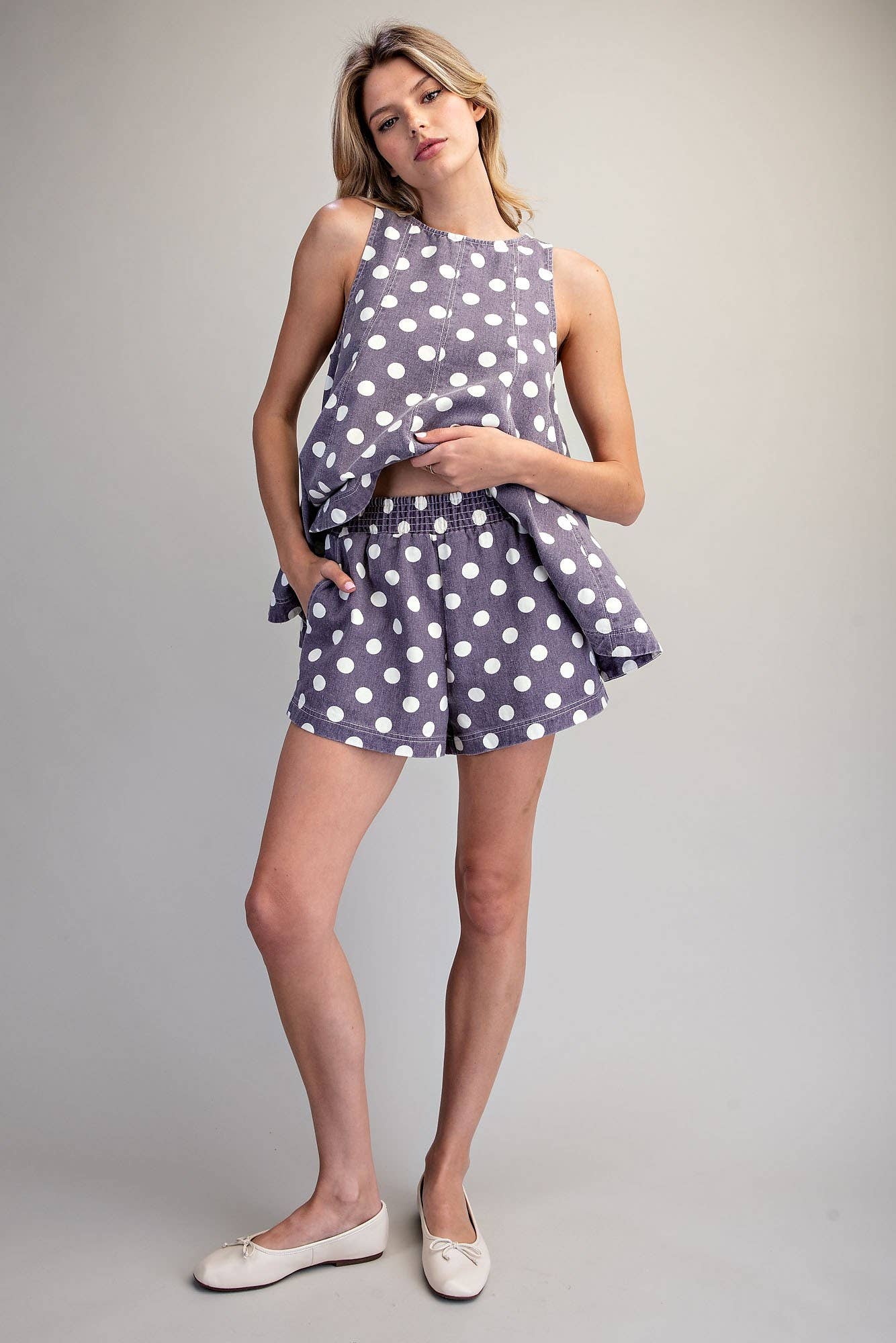 Sugar Plum Polka Dot Shorts