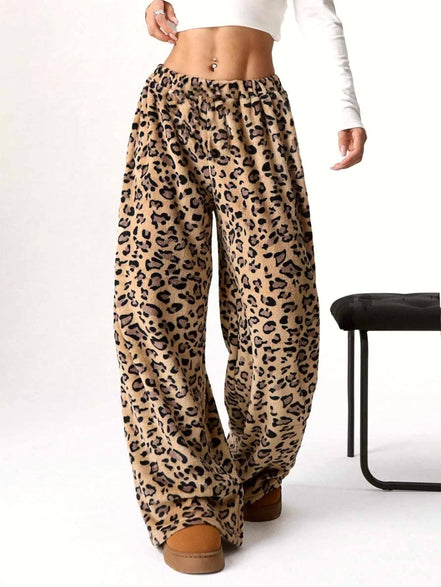 Safari - Leopard Fleece Pants