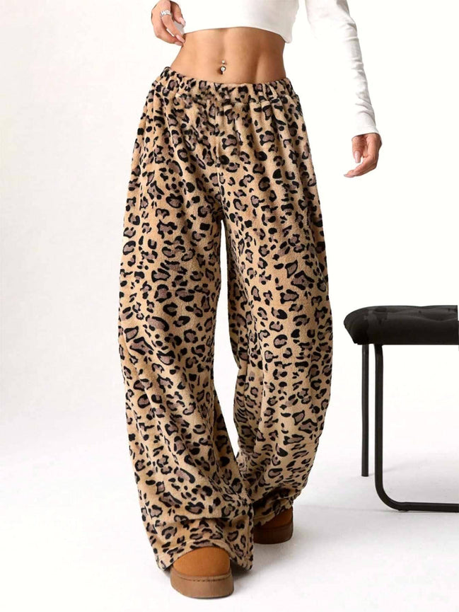 Safari - Leopard Fleece Pants