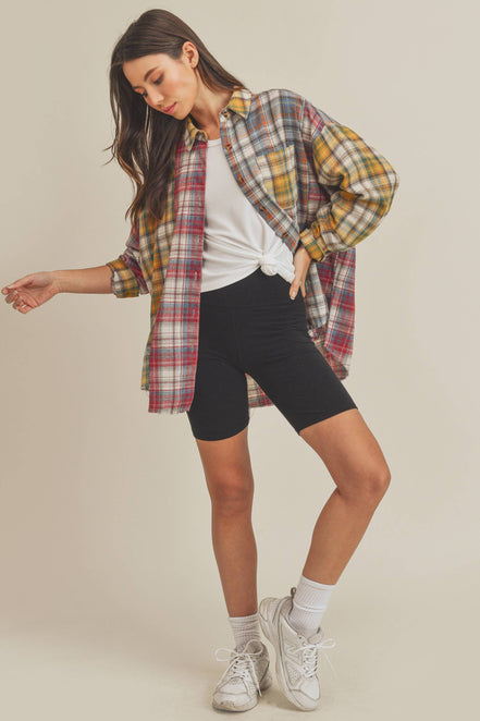 Frankie - Patchwork Flannel