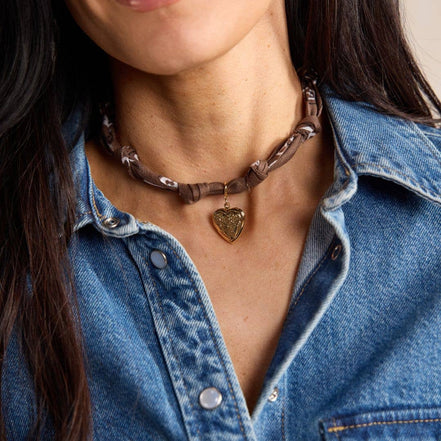 Bandana Charm Necklace