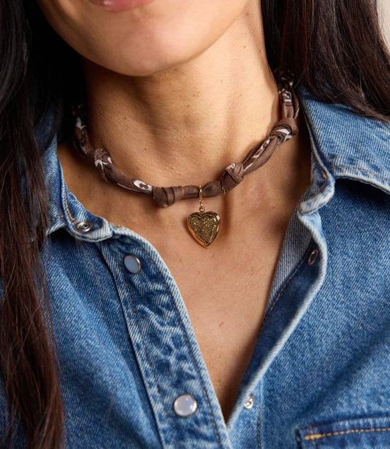 Bandana Charm Necklace