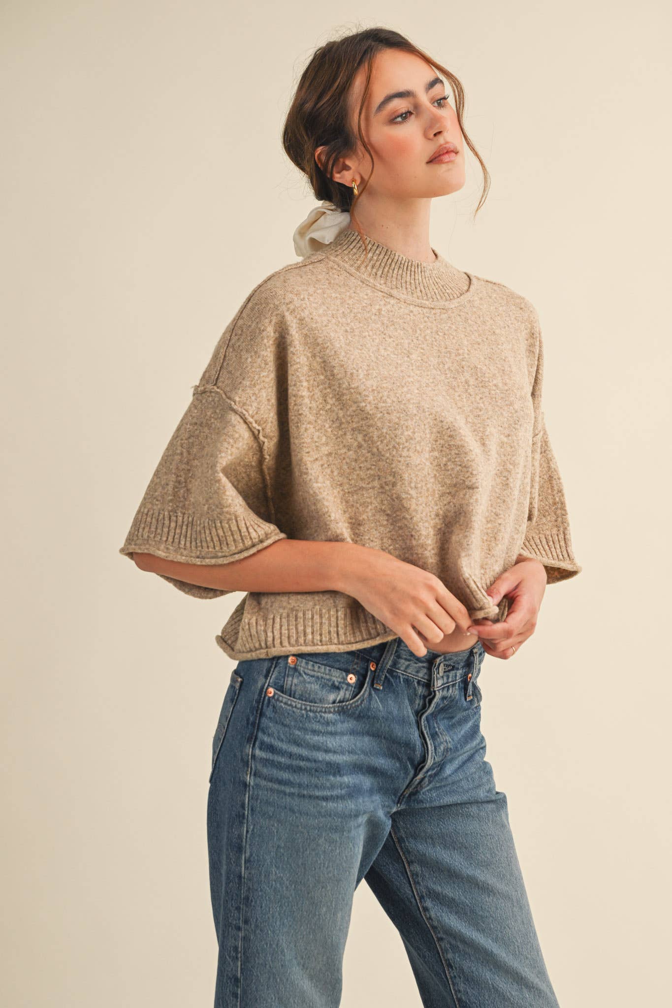 Shea – Cropped Knit Top