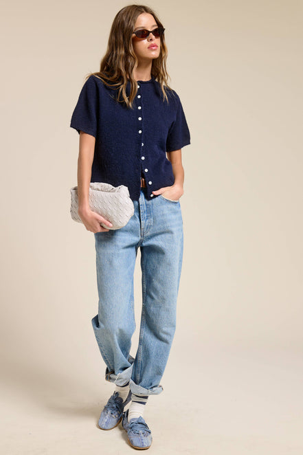 Stevie - Short Sleeve Cardigan
