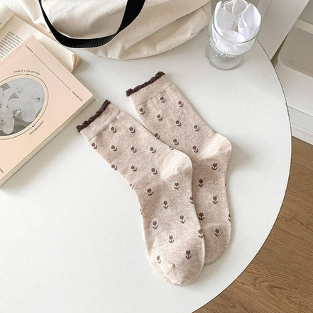 Benny - Tulip Crew Sock