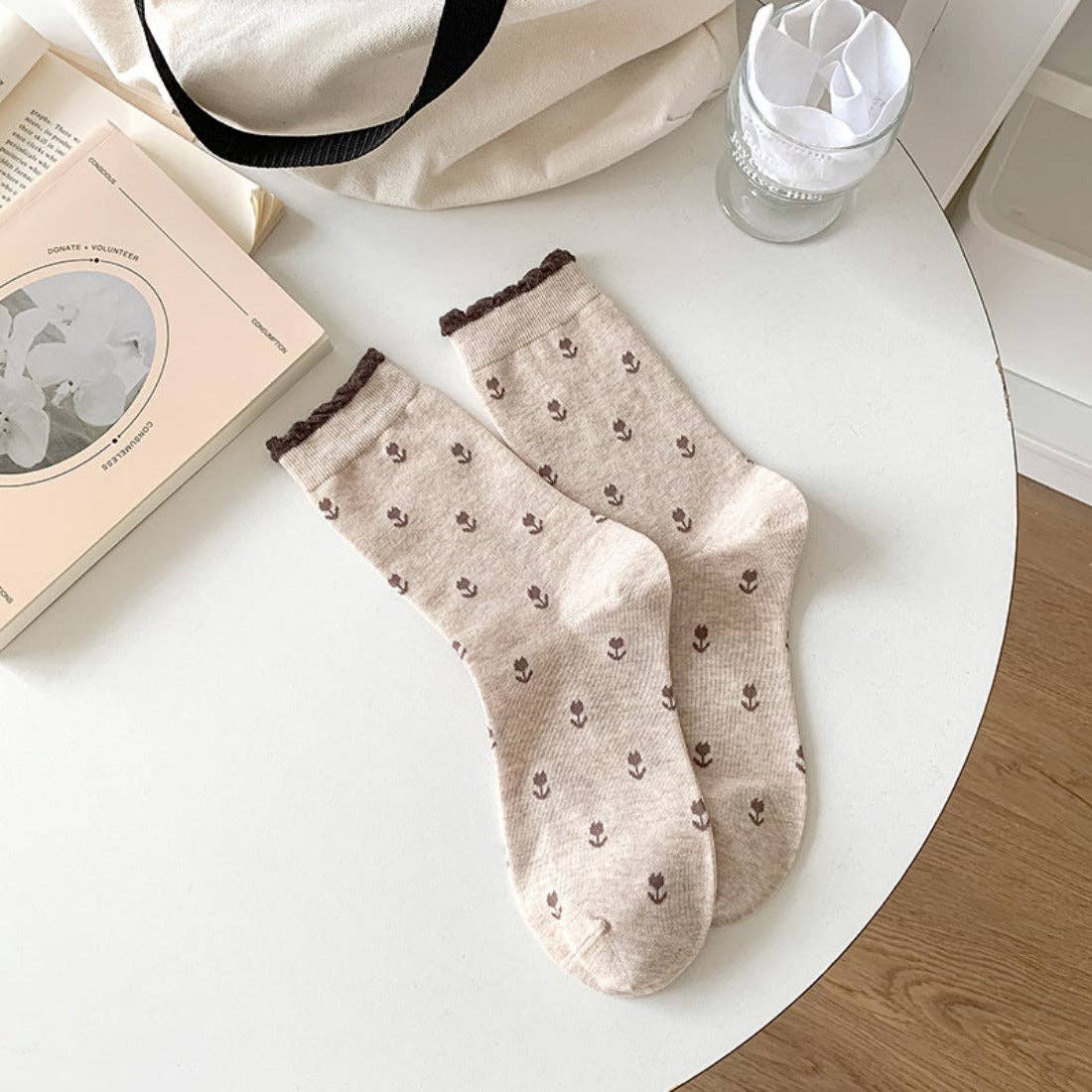 Benny - Tulip Crew Sock