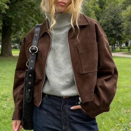 Woodstock Faux Suede Jacket