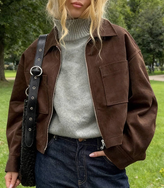 Woodstock Faux Suede Jacket