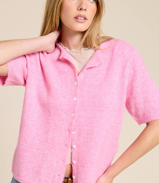 Stevie - Short Sleeve Cardigan
