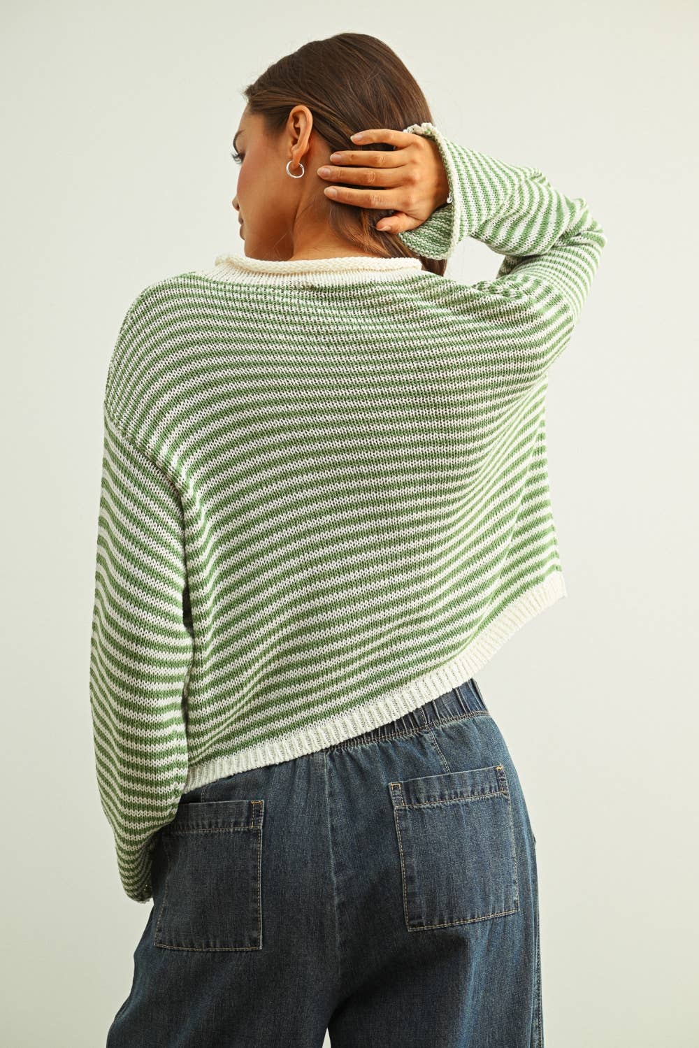 Nikki - Stripe Knit Cardigan