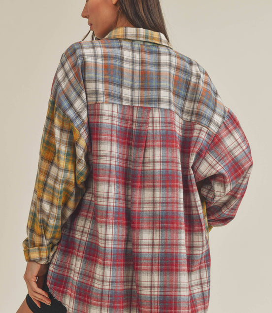 Frankie - Patchwork Flannel