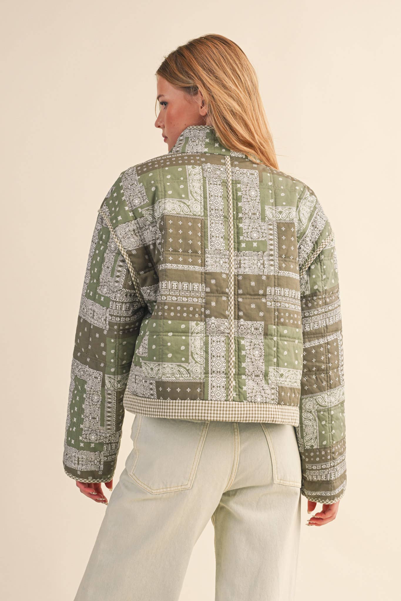 Juniper - Quilted Bandana Patchwork Jacket