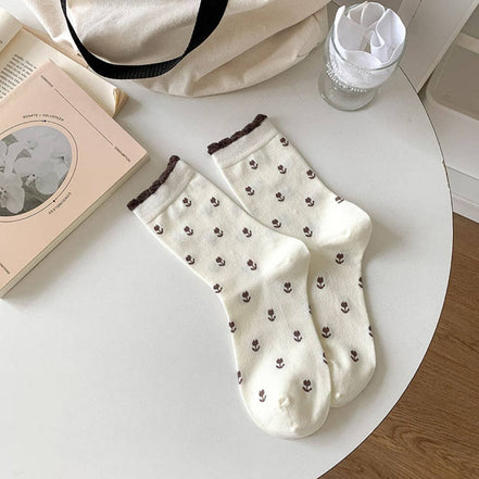 Benny - Tulip Crew Sock