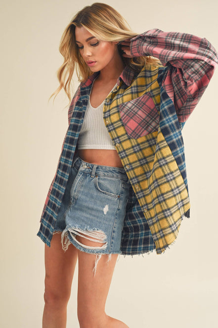 Frankie - Patchwork Flannel