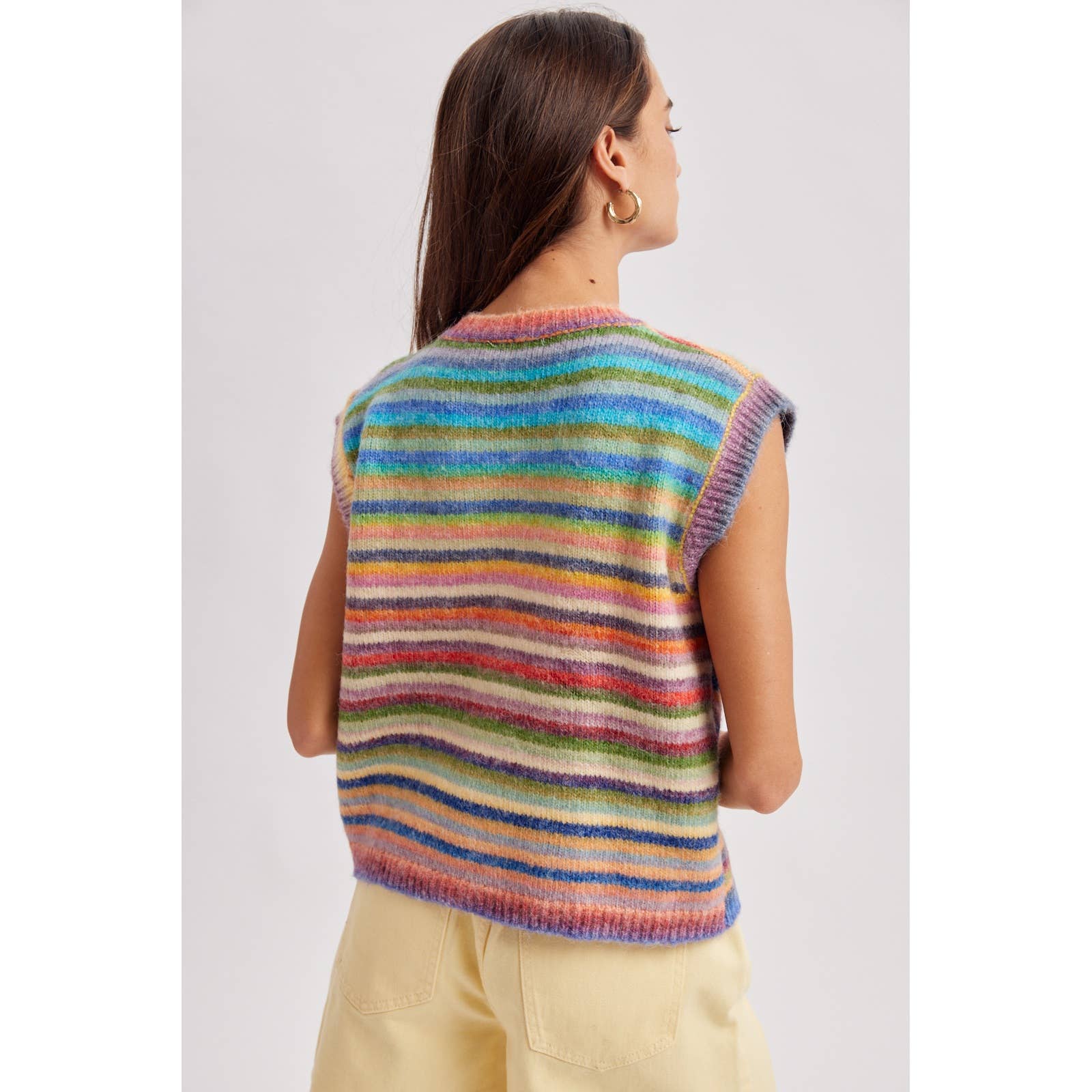 COMING SOON! Sky - Rainbow Stripe Vest