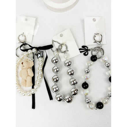 Teddy Bear and Bow, Heart or Bow Mixed keychain