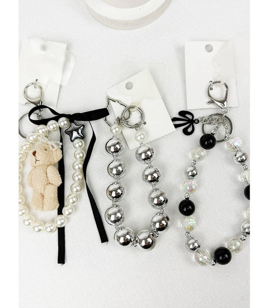 Teddy Bear and Bow, Heart or Bow Mixed keychain