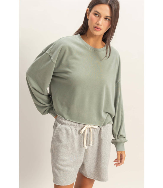 Zoey - Cropped Pullover