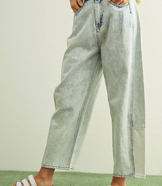 Hollie - Barrel Jeans