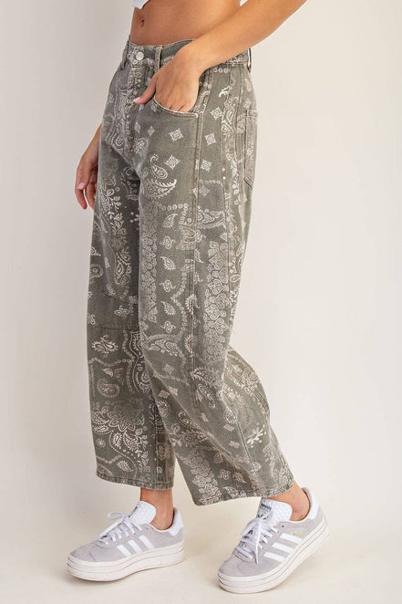 Paisley - Barrel Jeans