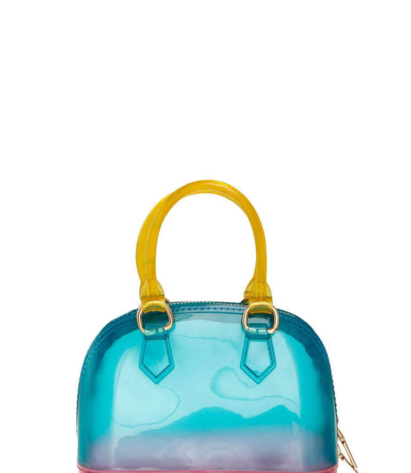 Jelly Dome Satchel Crossbody Bag