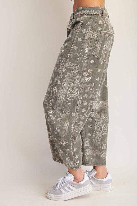 Paisley - Barrel Jeans