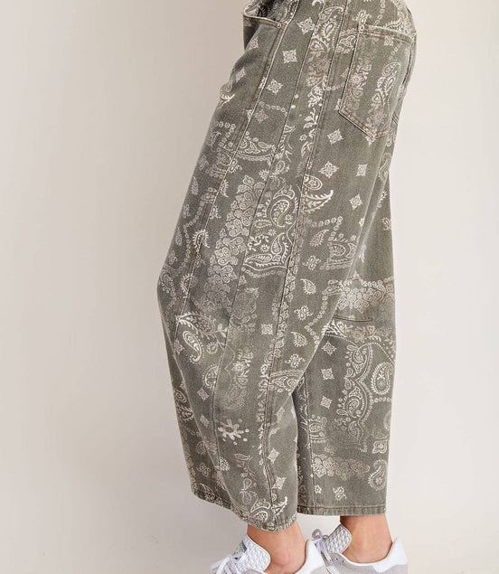 Paisley - Barrel Jeans