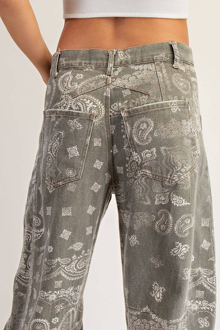 Paisley - Barrel Jeans