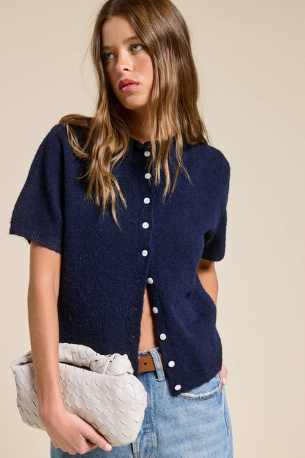 Stevie - Short Sleeve Cardigan