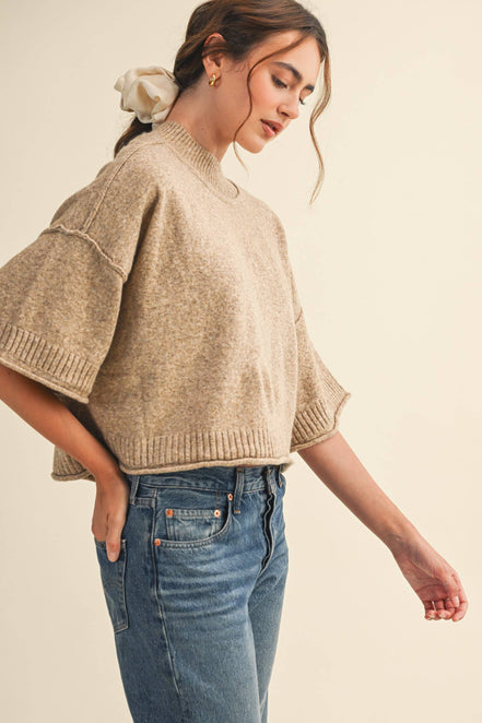 Shea – Cropped Knit Top