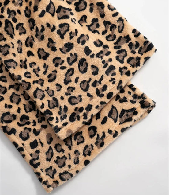 Safari - Leopard Fleece Pants