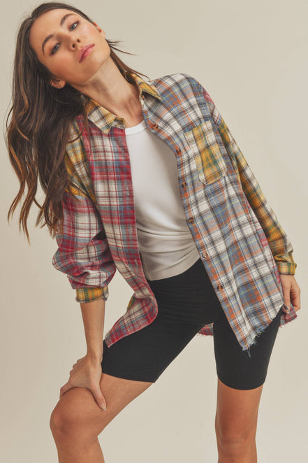 Frankie - Patchwork Flannel
