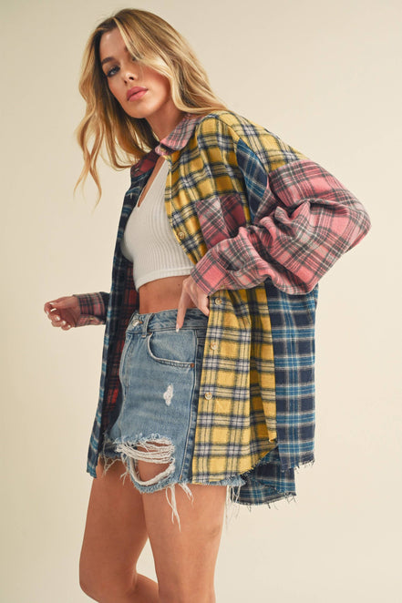 Frankie - Patchwork Flannel