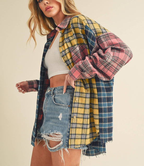 Frankie - Patchwork Flannel