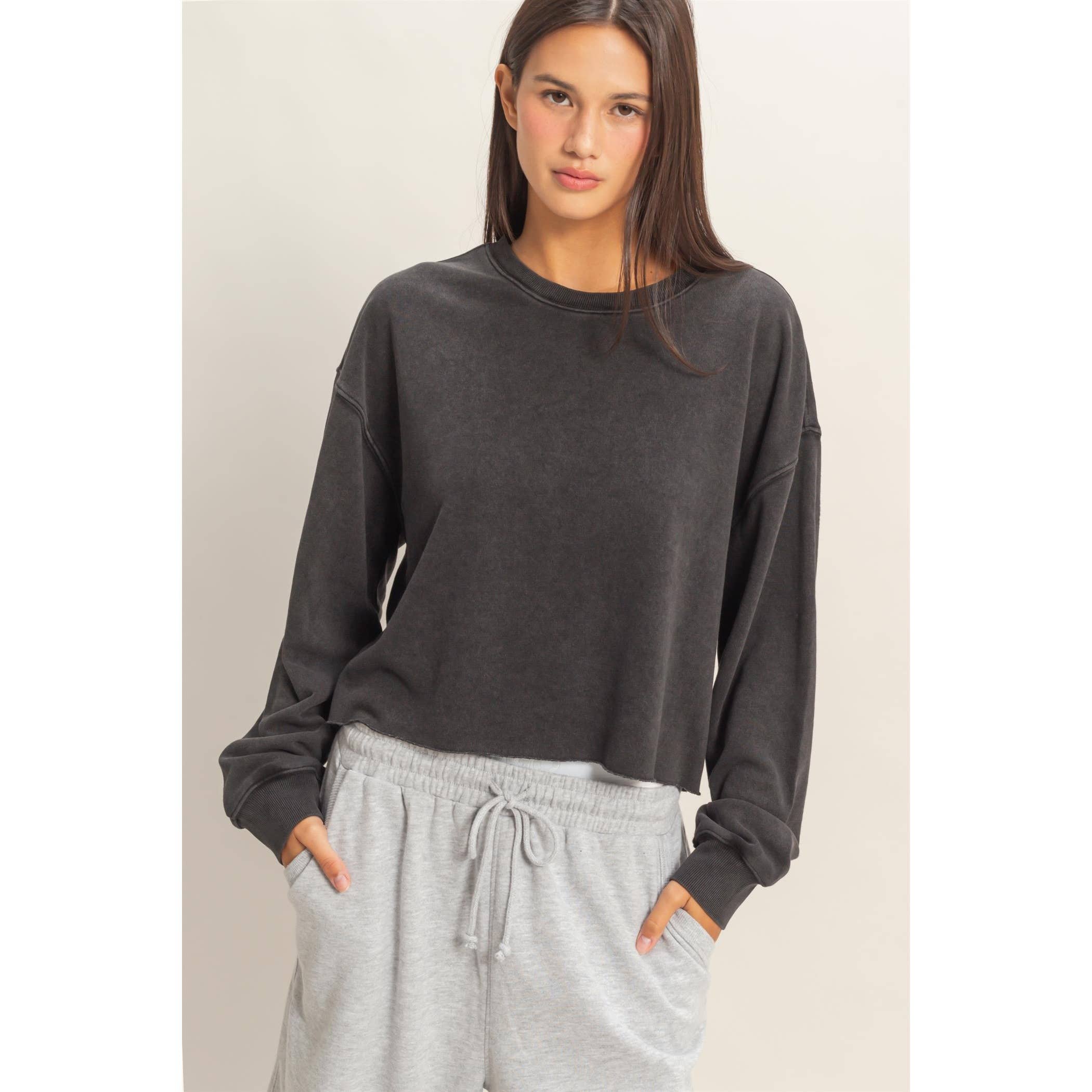 Zoey - Cropped Pullover