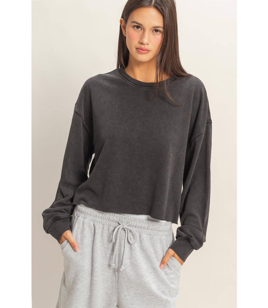 Zoey - Cropped Pullover