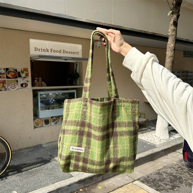 Scout Plaid Tote Bag