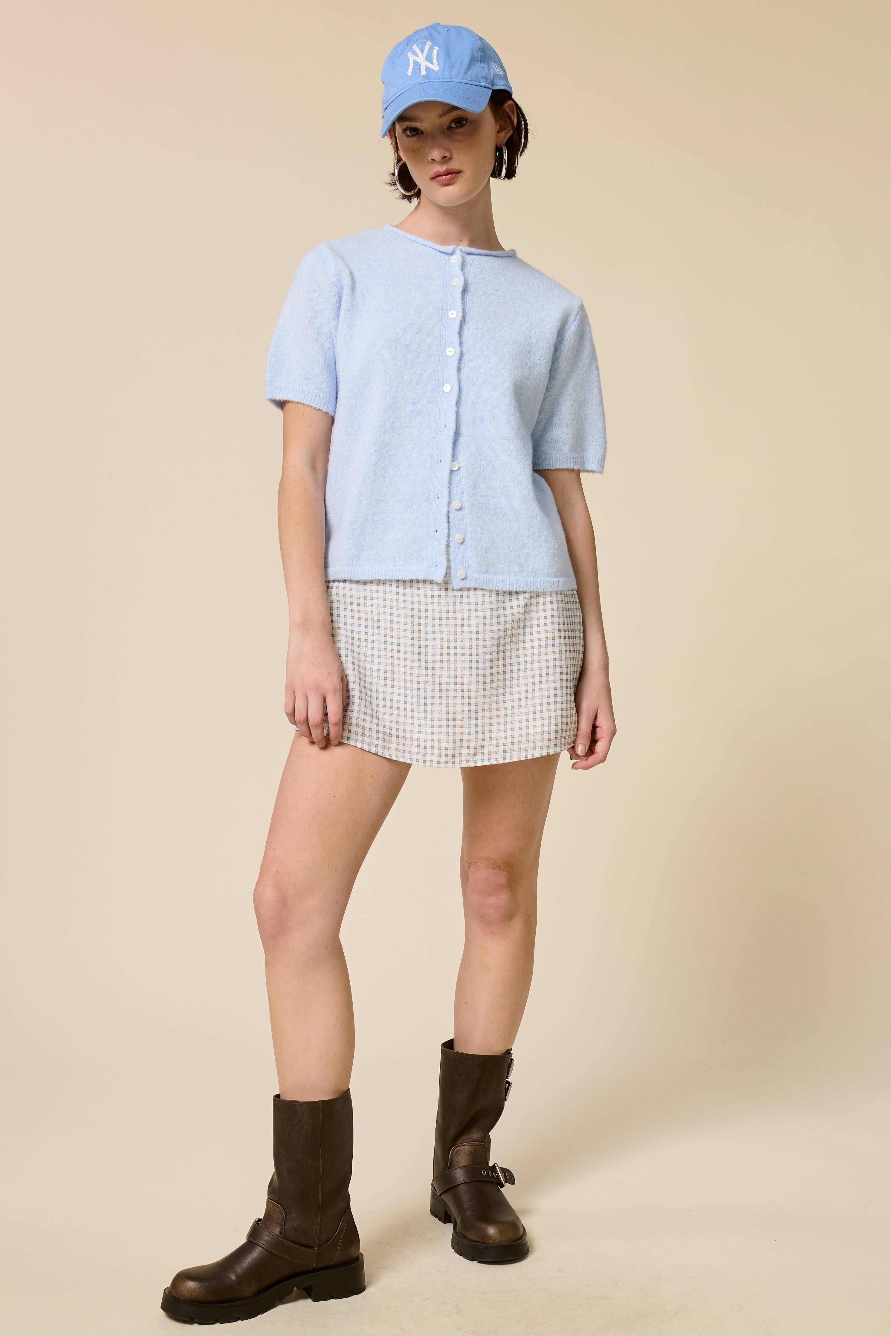 Stevie - Short Sleeve Cardigan