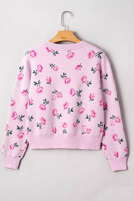 Rosa- Cropped Knit Sweater