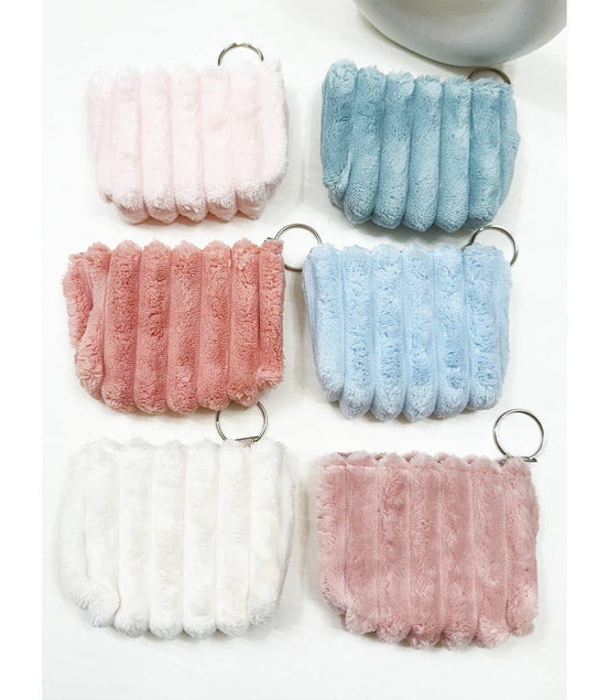 Tilly- Faux Fur Coin Purse with Key Ring