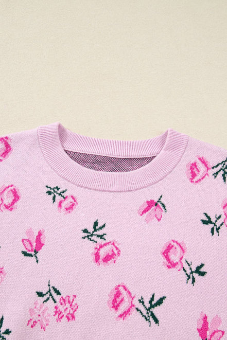 Rosa- Cropped Knit Sweater