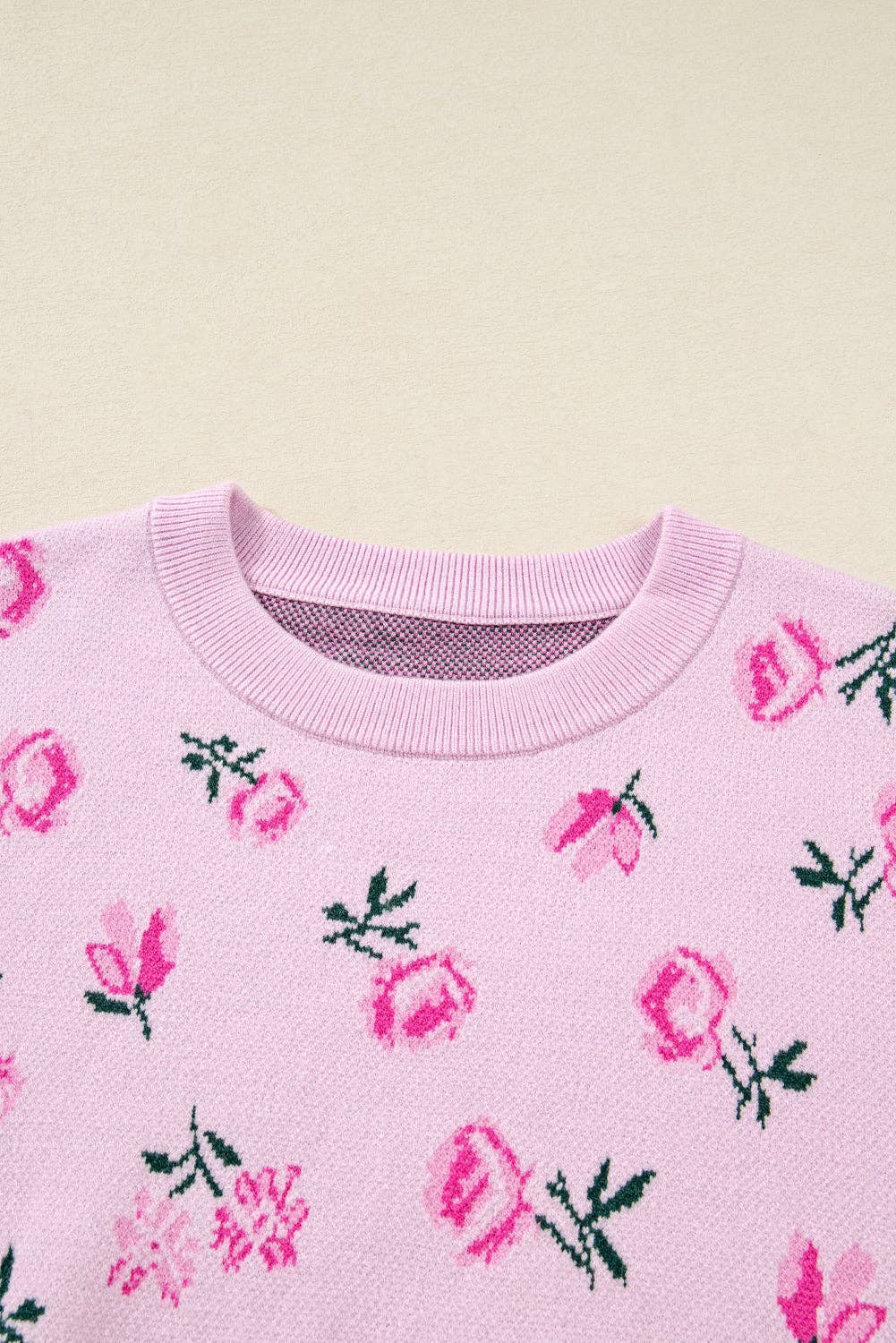 Rosa- Cropped Knit Sweater