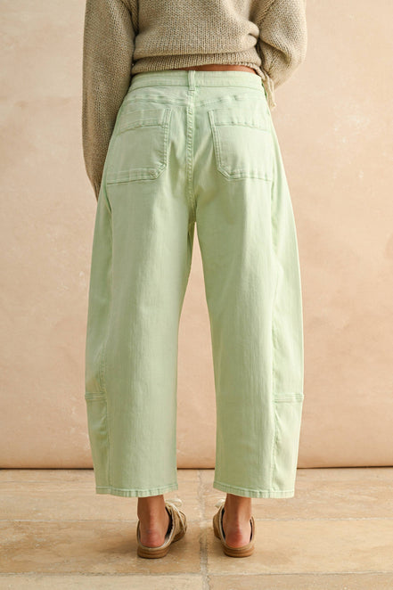Lacey - Pastel Barrel Pants