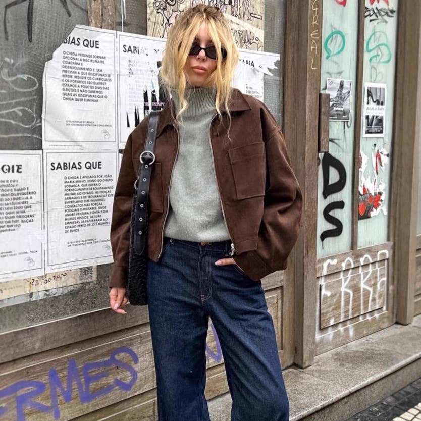 Woodstock Faux Suede Jacket