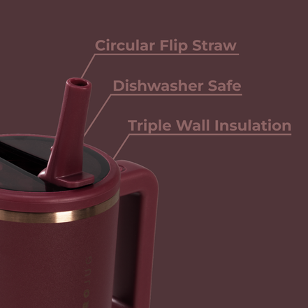Merlot 20oz Traveler Tumbler