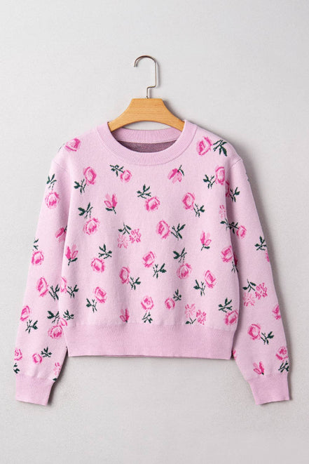 Rosa- Cropped Knit Sweater