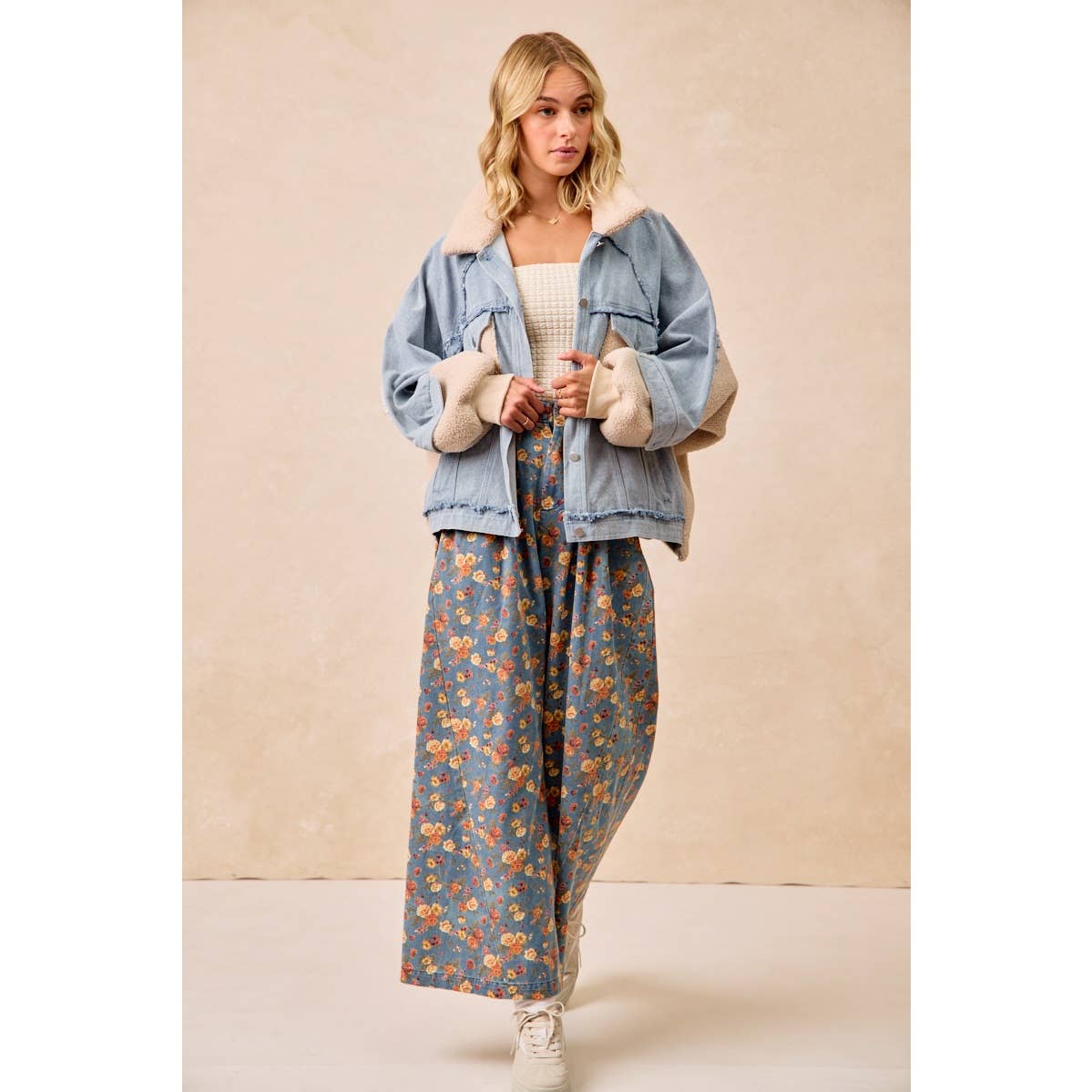 Aspen - Denim and Sherpa Jacket