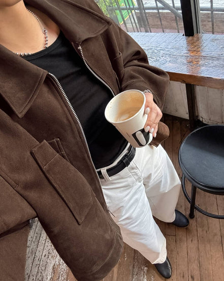 Woodstock Faux Suede Jacket