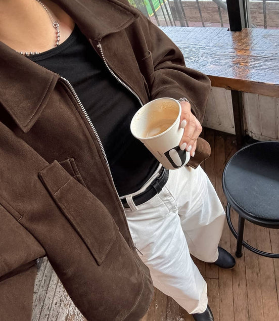 Woodstock Faux Suede Jacket