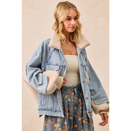 Aspen - Denim and Sherpa Jacket
